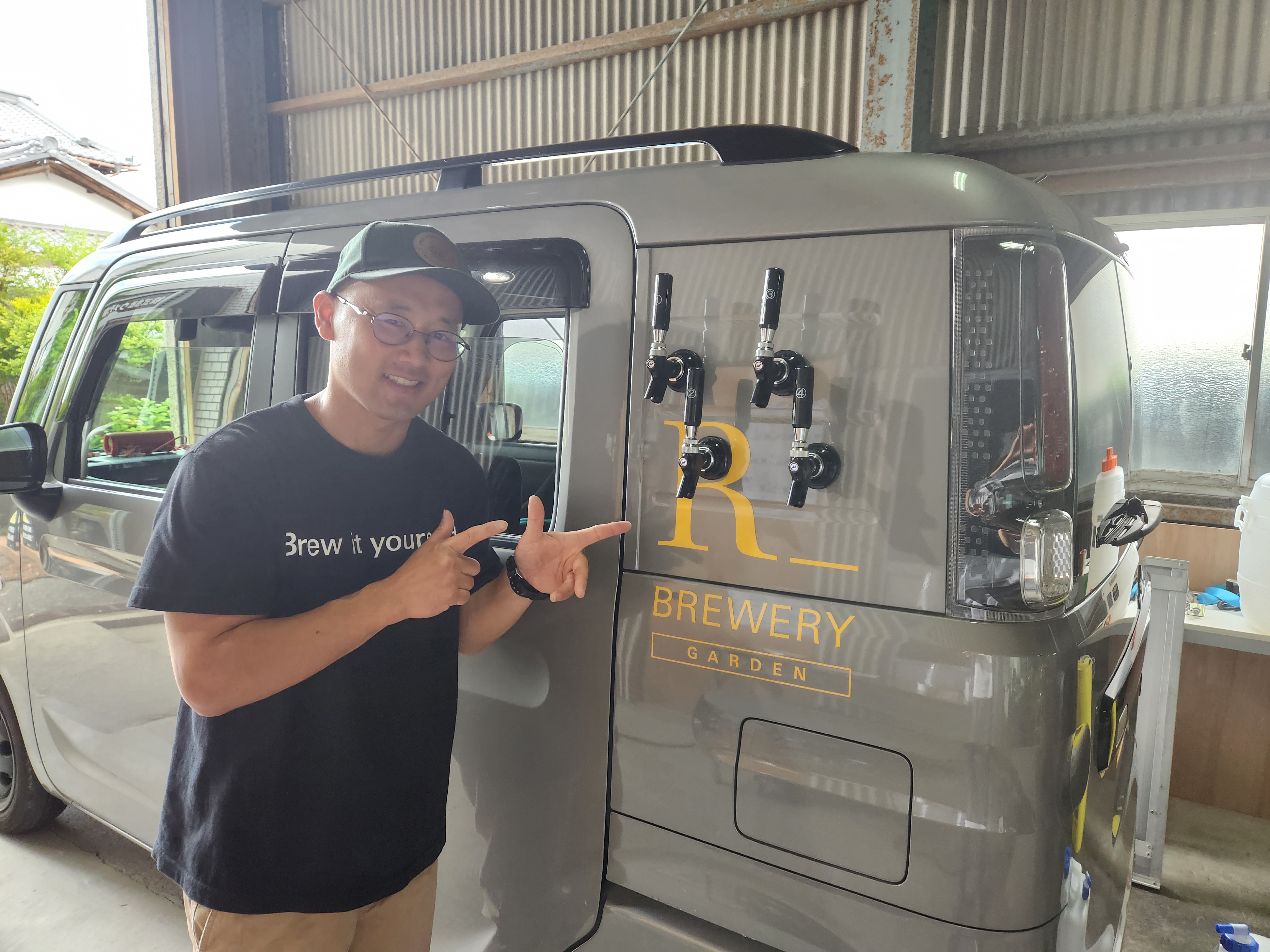車からビールが出る弊社の車